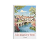 Puzzle de 1000 pièces, Bourton-on-The-Water, Angleterre. Puzzle en Papier de 1000 pièces, Jouet éducatif pour Adultes et Enfants, Jeu de détente Familial, 52 x 38 cm.