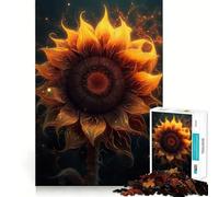 Puzzle de 1000 pièces Braises de Tournesol pour Adultes, idéal pour stimuler la mémoire et Partager Un Moment de Joie en Famille 50x75cm