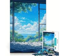 Puzzle de 1000 pièces Brise de tranquillité Jeu de réflexion créatif et de Bien-être Décoration Murale de Noël (38x26cm)