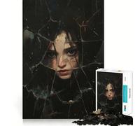 Puzzle de 1000 pièces Brisé et Seul Découpe Premium Jeu de réflexion créatif Paix et Divertissement Décoration Murale de Noël (38x26cm)