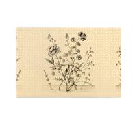 Puzzle de 1000 pièces BROLEO Herbes florales Gravure botanique Impression éducative intellectuelle en bois Puzzles amusants Puzzles anti-stress
