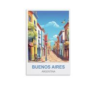 Puzzle de 1000 pièces, Buenos Aires, Argentine. Puzzle en Papier adapté aux Adultes, aux Enfants et aux familles. Jeu Anti-Stress. 38 x 26 cm.