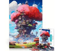 Puzzle de 1000 pièces Cabane dans Les Arbres Fantastique pour Adolescents, Puzzle cérébral Relaxant, Cadeau de qualité supérieure (50x75cm)