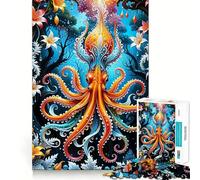 Puzzle de 1000 pièces Calmar Mythique pour Adultes et Adolescents Un Jeu de logique Clair pour se détendre, découpe Parfaite, idéal pour Les vœux du Père Noël (38x26cm)