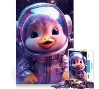 Puzzle de 1000 pièces Canard de l'espace pour Adultes stimule la mémoire, Divertissement décontracté, Bords Nets, Cadeau Classique (38x52cm)