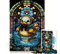 Puzzle de 1000 pièces Canard en Caoutchouc pour Le Bain, idéal pour Adultes et Adolescents À Construire Lentement et à apprécier Découpe précise Objet de Collection (38x26cm)