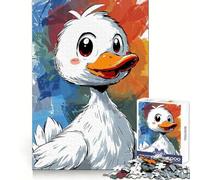 Puzzle de 1000 pièces Caneton Joueur pour Adolescents, Jeu de logique, Jeu de Groupe, découpe de précision, Cadeau attentionné (38x52cm)