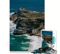 Puzzle de 1000 pièces Cape de Bonne-Espérance Découpe Nette Jeu de logique et de réflexion Cadeau d'anniversaire Amusant (38x26cm)