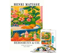 Puzzle de 1000 pièces Capybara dans Une Baignoire Style Henri Matisse Difficile et Stimulant Décoration intérieure Jeu Manuel pour Les 14 Ans et Plus Jeu de Puzzle proposé (38x52cm)