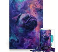 Puzzle de 1000 pièces Carlin dans l'espace pour Adultes, Jeu de réflexion, Loisirs et Divertissement, qualité supérieure, Joli Cadeau (38x52cm)