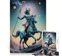 Puzzle de 1000 pièces Carte astrale fantaisiste pour Adolescents Exercice cognitif, détente et Loisirs, pour l’Hiver (38x52cm)