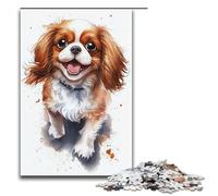 Puzzle de 1000 pièces Cavalier King Puzzle en Bois Mignon Jeu éducatif décoration intérieure 75x50cm