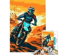 Puzzle de 1000 pièces Cavalier Professionnel pour Un Anniversaire Noël ou Tout Simplement Un Jeu Familial Amusant et Humoristique pour Les 14 Ans et Plus (50x75cm)