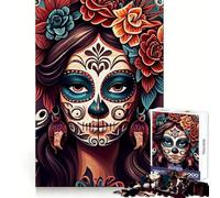 Puzzle de 1000 pièces Célébrer la Vie et la Mort pour Adolescents Divertissement intellectuel et léger,découpe Fine,Cadeau de Noël Unique (50x75cm)
