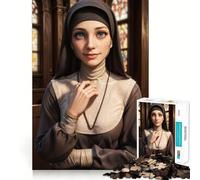 Puzzle de 1000 pièces Céline Flawless Fit Art Entraînement Mental Amusant Repos Jeu Cadeau de Noël Calme (38x52cm)
