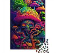 Puzzle de 1000 pièces « Champignons psychédéliques » (75 x 50 cm) pour Adultes et Amateurs de Puzzles.