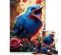 Puzzle de 1000 pièces Chant d'oiseaux pour Adolescents, entraînement de la mémoire, évasion paisible, découpe Impeccable, Cadeau d'hiver (38x26cm)