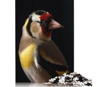 Puzzle de 1000 pièces Chardonneret Brid in The Dark pour adultes, puzzle en bois, puzzle pour enfants, 1000 pièces (75 x 50 cm)
