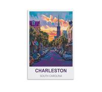 Puzzle de 1000 pièces, Charleston, Caroline du Sud, décoration intérieure, Cadeau d'anniversaire, Jouet pour Hommes, Femmes, aînés, Seniors, 38 x 52 cm