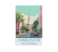 Puzzle de 1000 pièces, Charleston, Caroline du Sud. Jeu de décompression pour Adultes, étudiants et Enfants pour Noël ou Un Anniversaire. 38 x 26 cm.