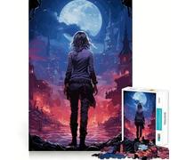 Puzzle de 1000 pièces Chasseuse de Vampires (38x26cm) Un Jeu créatif et Stimulant Qui Permet de créer des Liens forts en Famille ou Entre Amis Aucun Morceau ne se détache