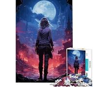 Puzzle de 1000 pièces Chasseuse de Vampires (Personnage d'anime) Jeu éducatif Stimulant et Difficile Idée Cadeau (Dimensions 75x50cm)