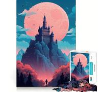 Puzzle de 1000 pièces Château de Neuschwanstein,découpe Nette,Jeu de logique et de réflexion,Cadeau d'anniversaire Amusant (38x26cm)