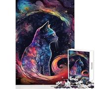 Puzzle de 1000 pièces Chatons Interstellaires Jouet Anti-Stress pour Les Jeux éducatifs et Les collectionneurs Format 38x26cm