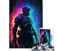 Puzzle de 1000 pièces Chef d'équipe Jeu Amusant à Faire à la Maison décoration Murale Jeu Pratique pour Les Enfants de 14 Ans et Plus 38x26cm