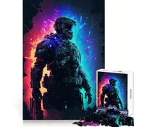 Puzzle de 1000 pièces Chef d'escouade pour Adolescents, Jeu de logique et de réflexion, Calme et précis, découpe exacte, Surprise de Noël 38x26cm
