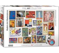 Puzzle de 1000 pièces - chefs-d'œuvre modernes