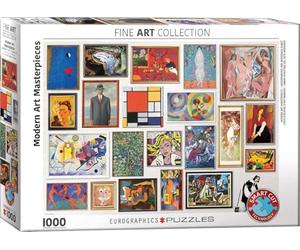 Puzzle de 1000 pièces - chefs-d'œuvre modernes