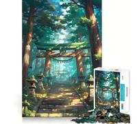 Puzzle de 1000 pièces Chemin de la forêt du sanctuaire pour Adultes, Sharp Logic, Jouet de Loisirs pour la Maison, découpe précise, 50x75cm