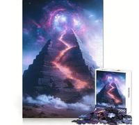 Puzzle de 1000 pièces Chemin de la Pyramide Mystique pour Adolescents, idéal pour renforcer la mémoire, soulager la Tension et créer Une Surprise de Noël aux Bords Lisses (38x26cm)