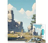 Puzzle de 1000 pièces Chemin de Pierre pour Adolescents, Jeu d'exercice Mental, Relaxation, à Assembler, liste de souhaits du Père Noël 38x26cm