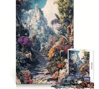 Puzzle de 1000 pièces Chemin de Pierre vers Le Sommet de la Montagne pour Adultes, pour stimuler la mémoire et Partager Un Moment de Joie en Famille 38x52cm