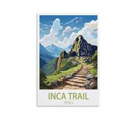 Puzzle de 1000 pièces, Chemin Inca Pérou, Puzzle de 1000 pièces pour Adolescents et Enfants, Jeu de réflexion, 38 x 52 cm