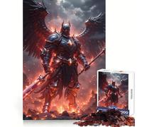 Puzzle de 1000 pièces Chevalier ailé dans Un Paysage de feu pour Adolescents Pratique de la logique, Moment de détente, Bords Nets, (50x75cm)