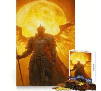 Puzzle de 1000 pièces Chevalier ailé de feu pour Adolescents, Assemblage Facile, Loisirs créatifs, découpe Impeccable, (38x52cm)