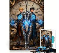 Puzzle de 1000 pièces Chevaliers Steampunk à l'énergie Magique pour Adolescents, Jeu de réflexion, Jouet Anti-Stress, découpe soignée, Cadeau Artistique 50x75cm