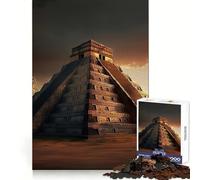Puzzle de 1000 pièces Chichen Itza pour Adolescents Stratégie,réflexion Facile,détente,Assemblage précis,Cadeau Festif (38x52cm)