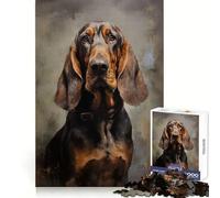 Puzzle de 1000 pièces Chien de Saint-Hubert Stimulation cérébrale, Loisirs et Plaisir Fermeture sécurisée Cadeau d'anniversaire (38x52cm)
