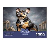 Puzzle de 1000 pièces « Chien Mignon Impossible » - Rottweiler (ruines Antiques) - Papier recy coration Murale - 70 x 50 cm