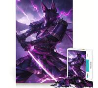 Puzzle de 1000 pièces Chien Pointer samouraï Anime pour Adolescents, Jouet de logique et de Train, Anti-Stress, découpe Lisse, Cadeau mémorable (50x75cm)