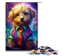 Puzzle de 1000 pièces Chiot Techno pour Adultes et Adolescents à partir de 14 Ans 75x50cm