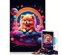 Puzzle de 1000 pièces Chiots Poméraniens pour Adolescents, Jeu intellectuel, Moments en Famille, découpe de qualité, Cadeau Unique (50x75cm)