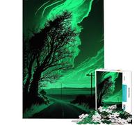 Puzzle de 1000 pièces Ciel d'émeraude Difficile et Stimulant mais Amusant et Humoristique Jeu Impossible à partir de 14 Ans (38x52cm)
