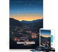 Puzzle de 1000 pièces Ciel Nocturne de la Sierra Nevada pour Adolescents amélioration de la mémoire, détente et Divertissement, pièces de Collection aux découpes nettes 38x26cm