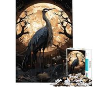 Puzzle de 1000 pièces Cigogne Mystique Difficile et Défi pour Le Plaisir de Toute la Famille Décoration Murale pour Les Enfants de 14 Ans et Plus 38x52cm