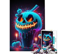 Puzzle de 1000 pièces Citrouille en Slime Blanc Jouet addictif pour cultiver la Patience Jeu Manuel pour Toute la Famille Cadeau Amusant (Dimensions 38x52cm)